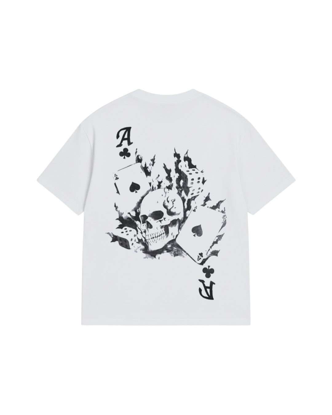 Polo Blanco Skull Bet | Hombre