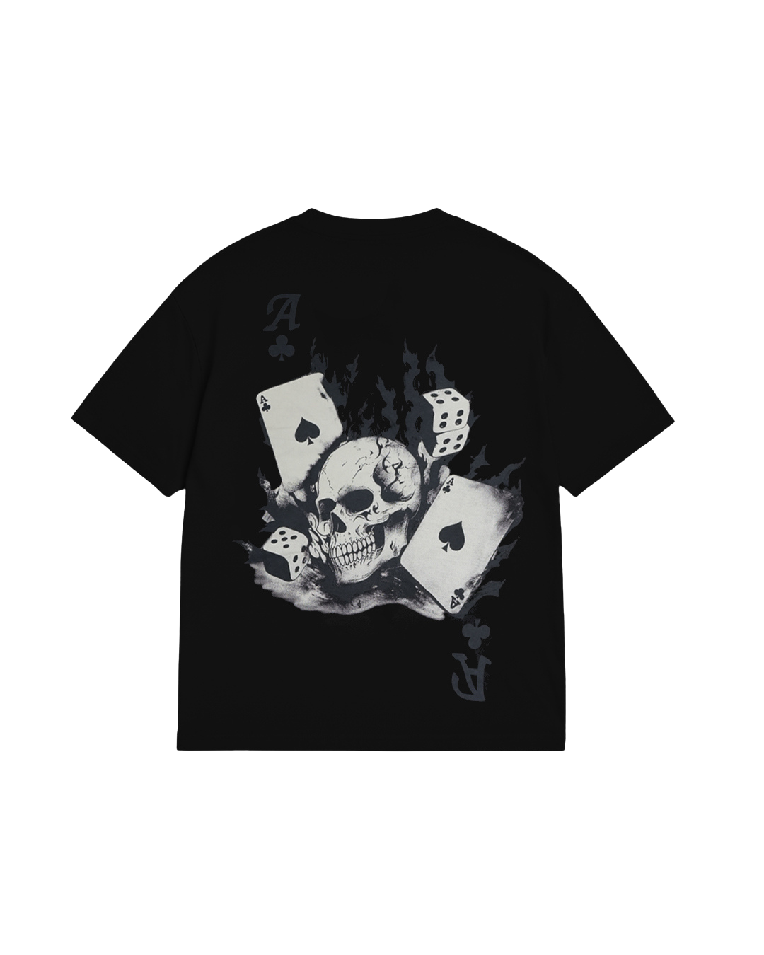 Polo Negro Skull Bet | Hombre