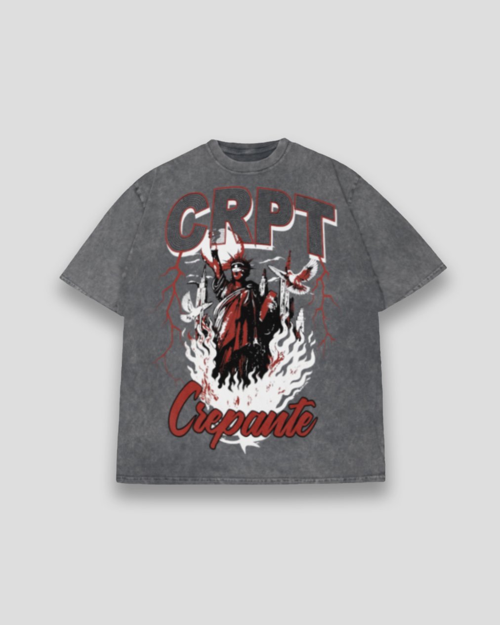 Polo Plomo Fuego Sagrado para Hombre