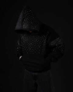 Polera Negro Crystal para hombre