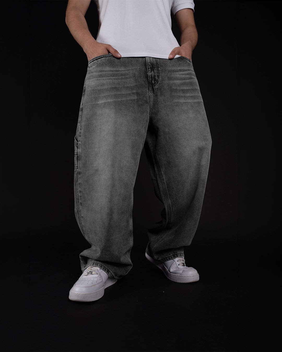 Jean Ballom Plomo Claro para Hombre