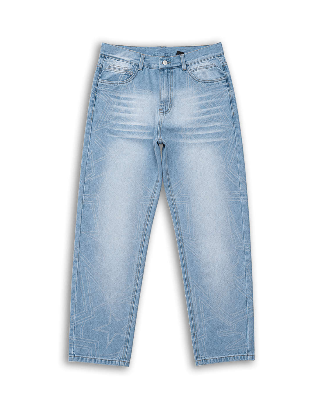 MOM JEAN LIL BLUE CREPANTE