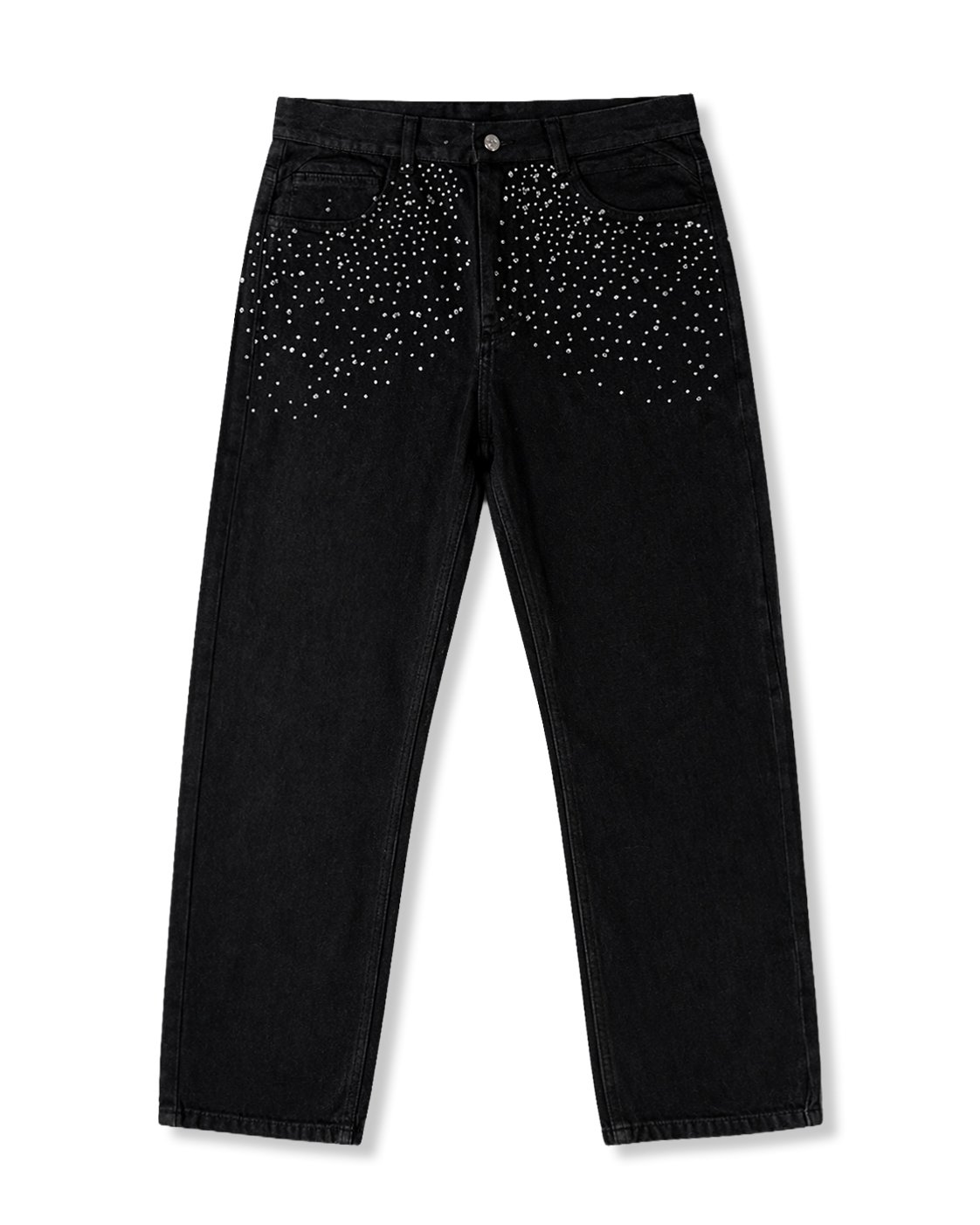 Mon Jean Negro Rock para Hombre