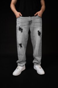 Mon Jean Rough Grey  para Hombre