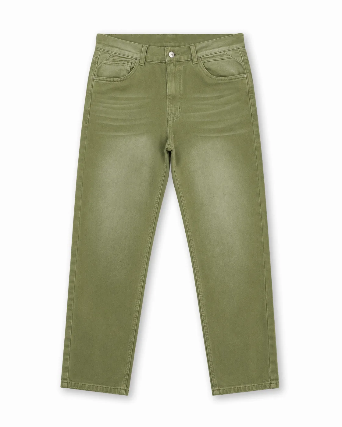 MOM JEAN GREEN CREPANTE
