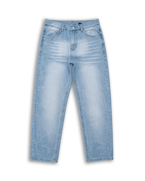 MOM JEAN LIL BLUE CREPANTE